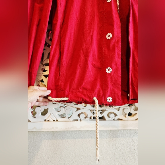 SHADES OF GREIGE NWT RED MENS WINDBREAKER SIZE MEDIUM - Picture 11 of 13